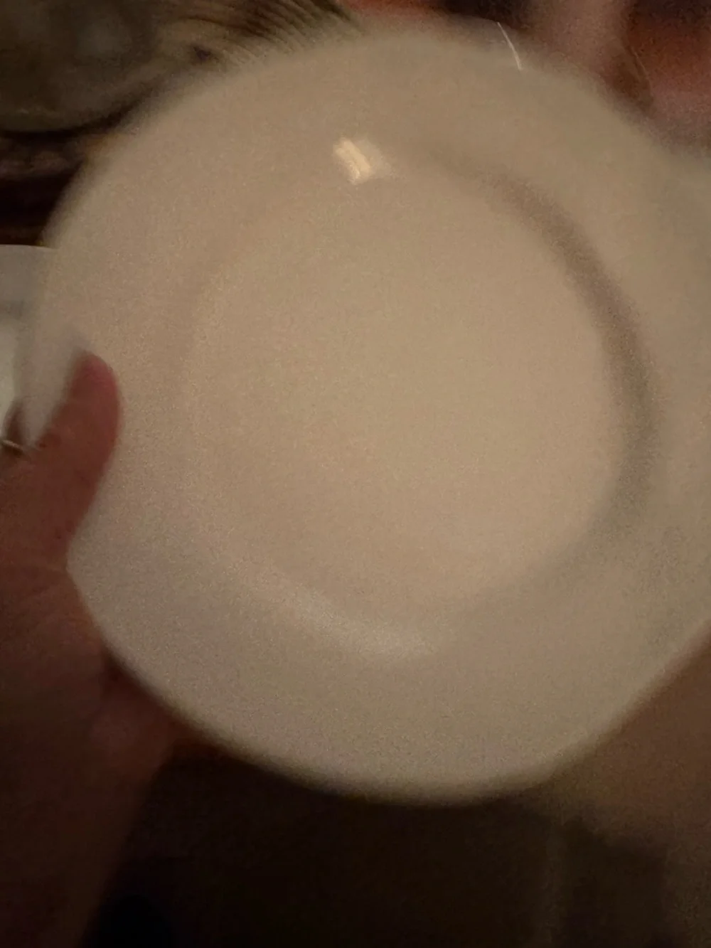 Crate&Barrel Rustic White Ceramic Salad Plate - set of 5